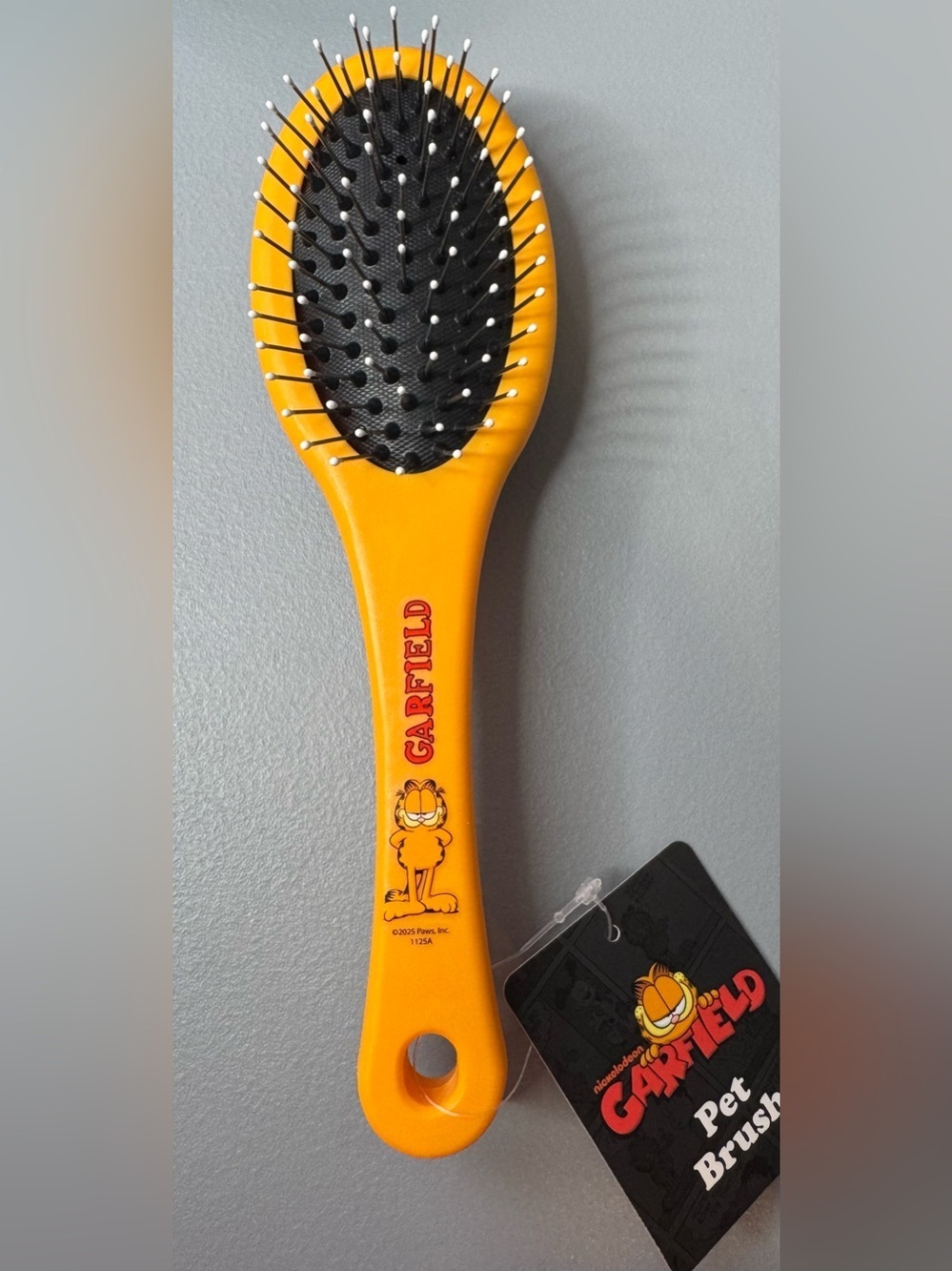 Garfield character themes dual sides Pet Brush bristles boar brush detangle dogs
